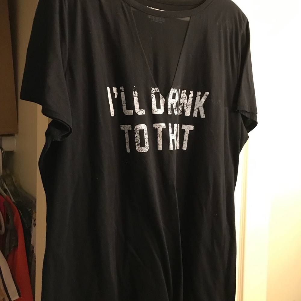 Black Lane Bryant top